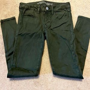 American Eagle Olive Green Jeggings